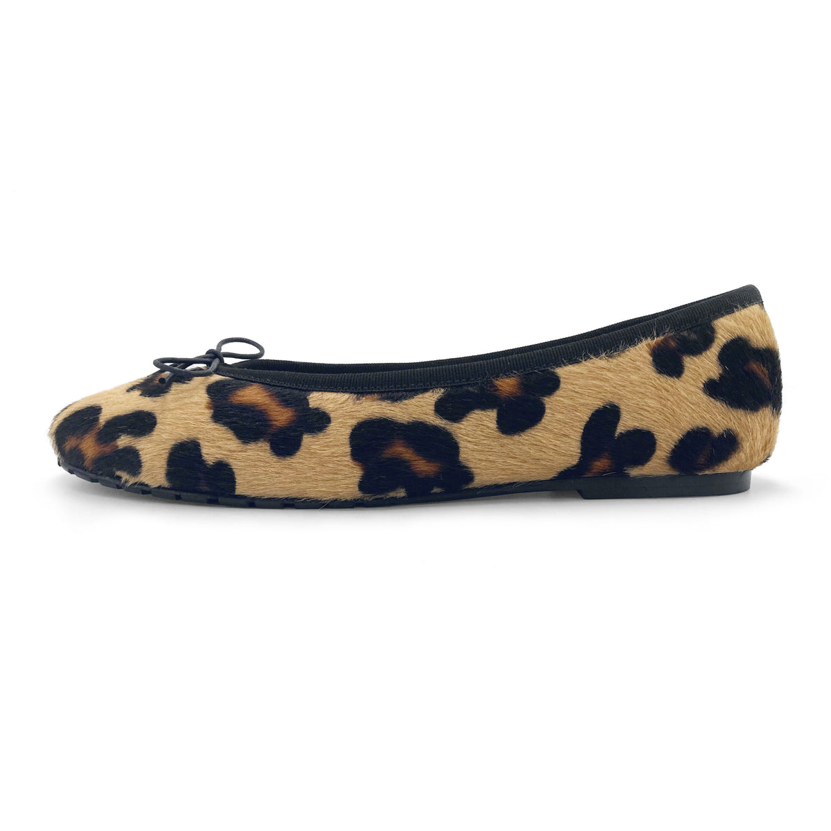 Animalier spotted calf hair ballet flats