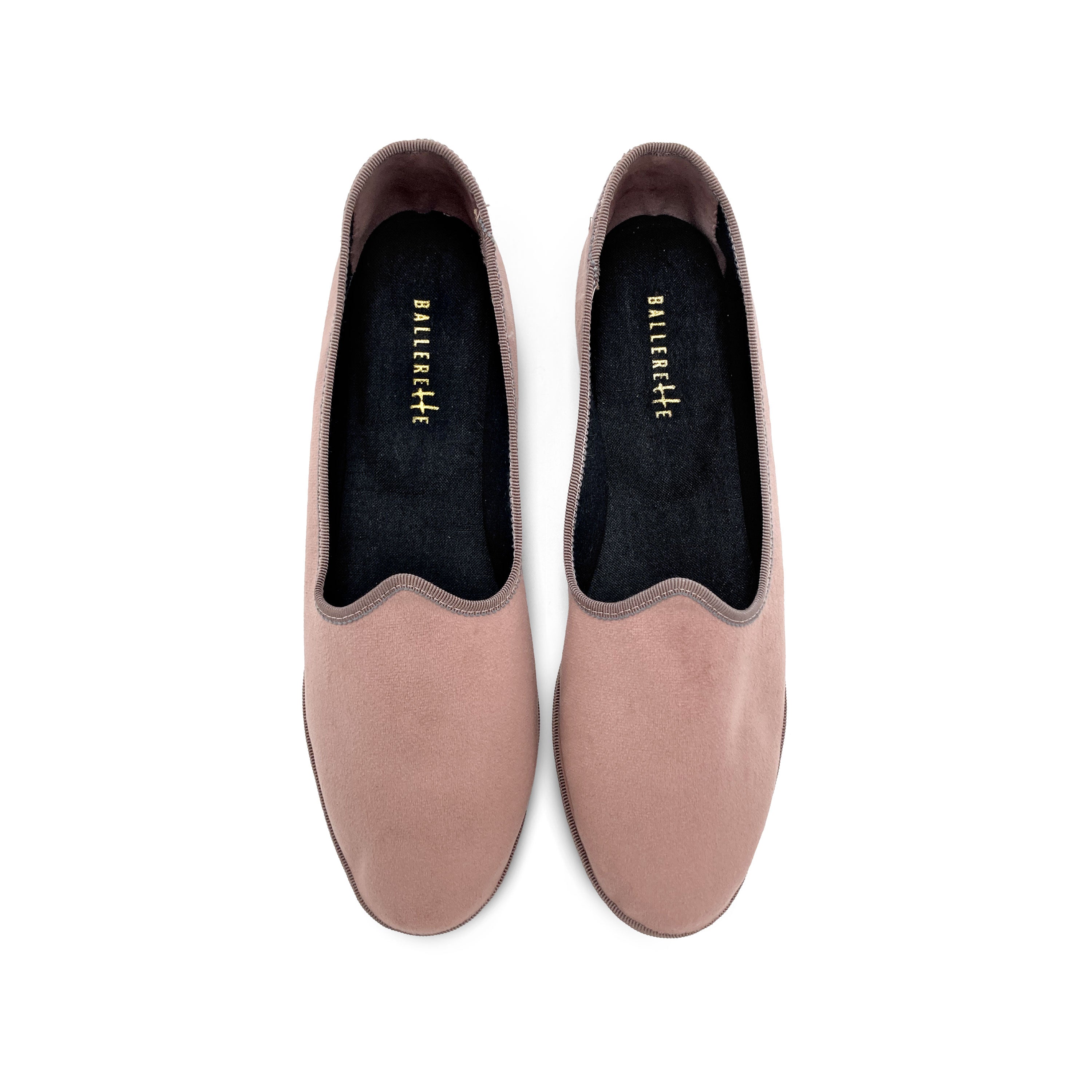 Friulane purple wine velvet slippers