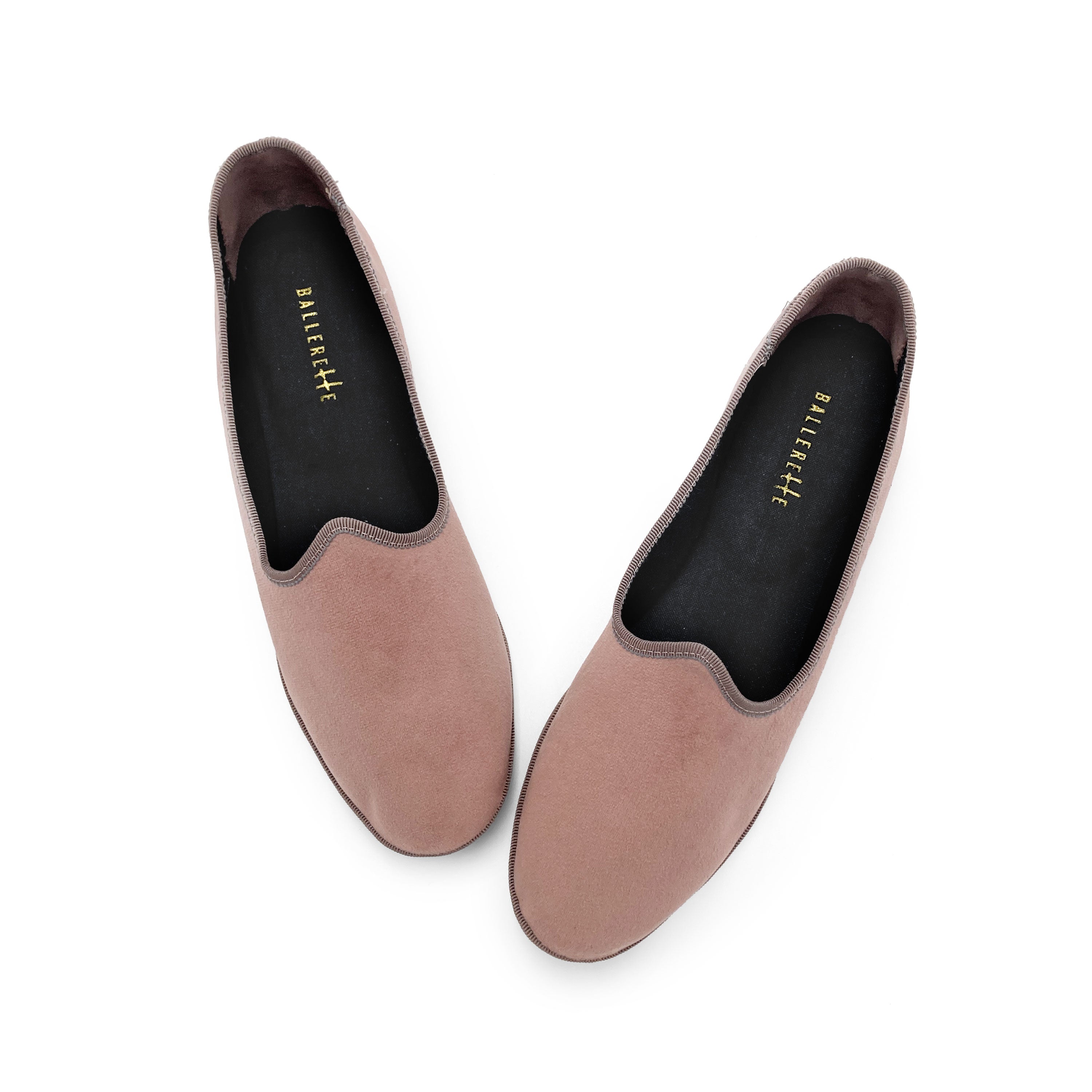 Friulane purple wine velvet slippers