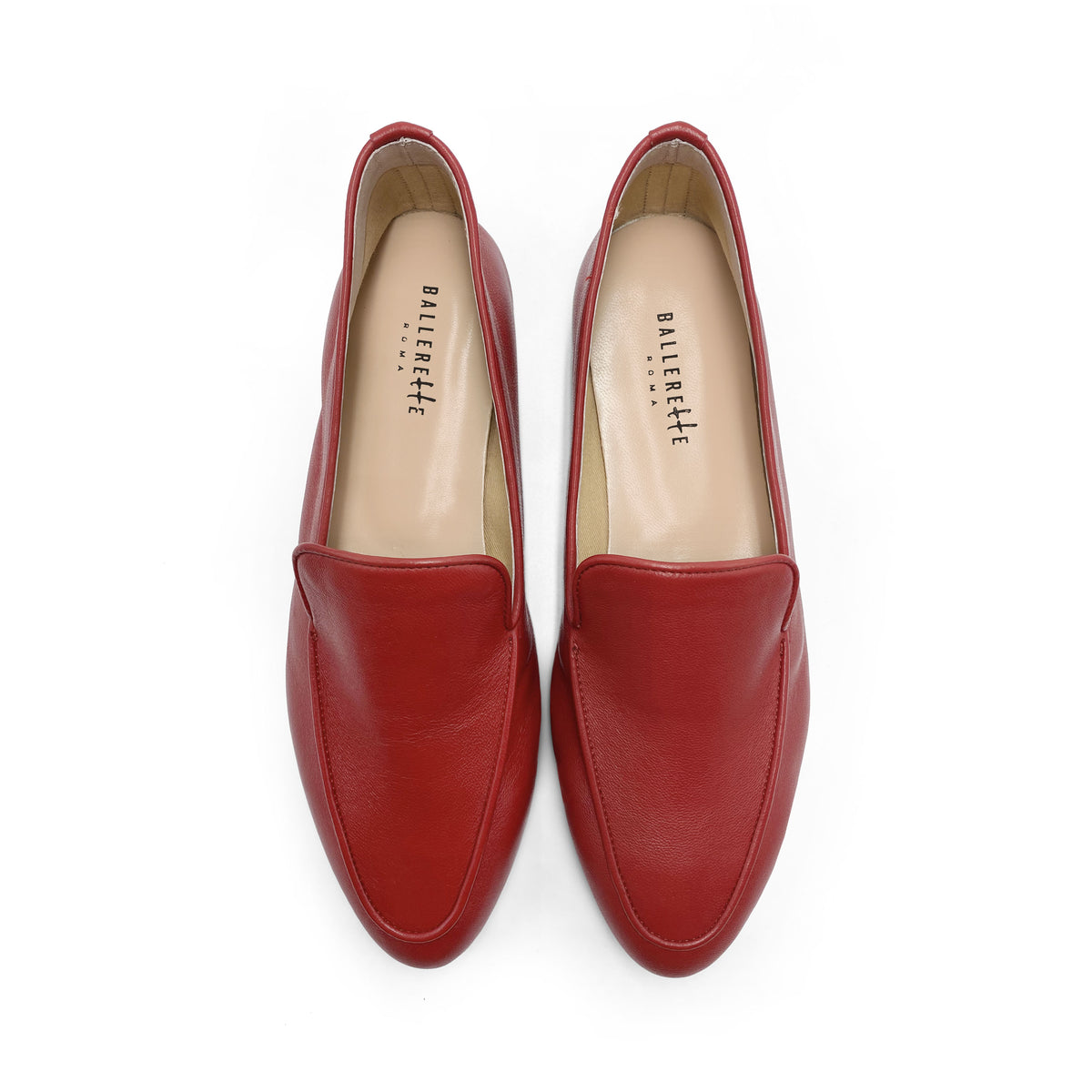 Red leather women