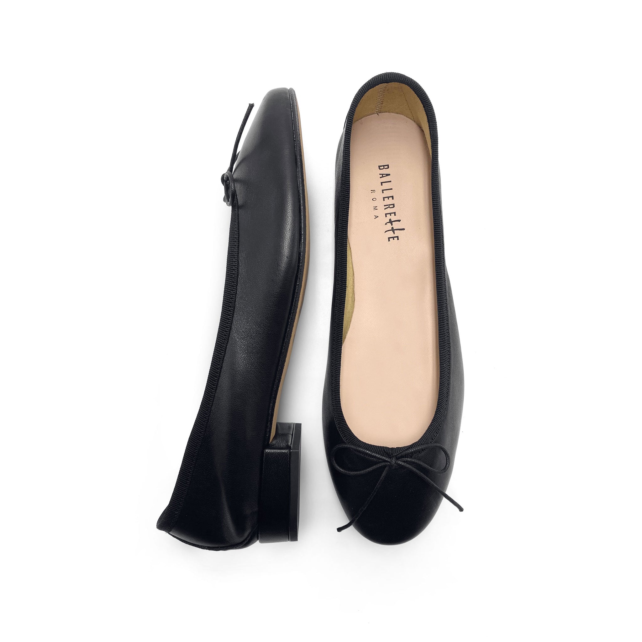47538 - Black Soft Leather Heel for Teen/Women by Pretty Ballerinas main image 0