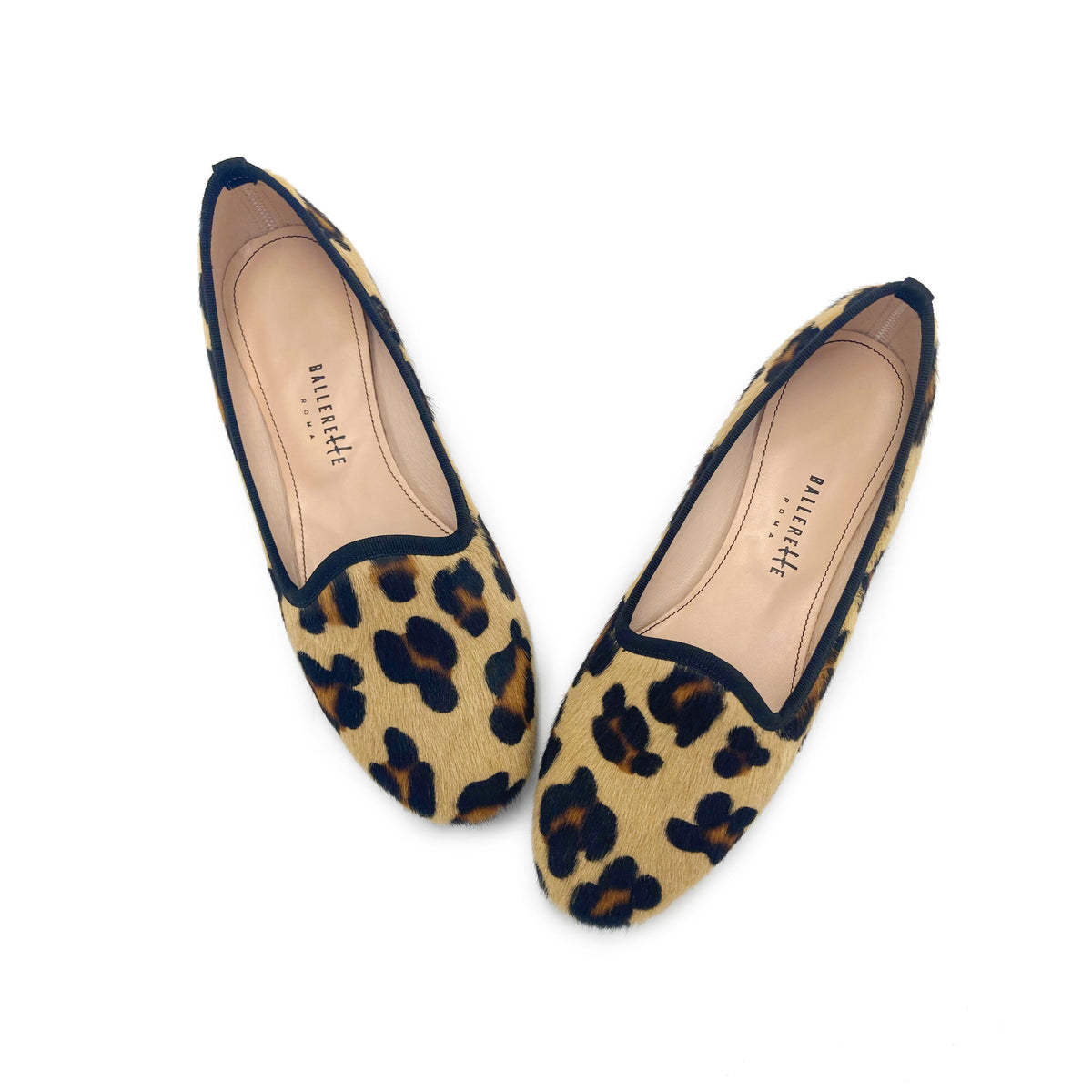 Animalier calf hair women loafers
