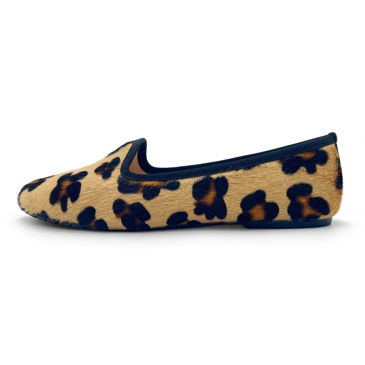 Animalier calf hair women loafers