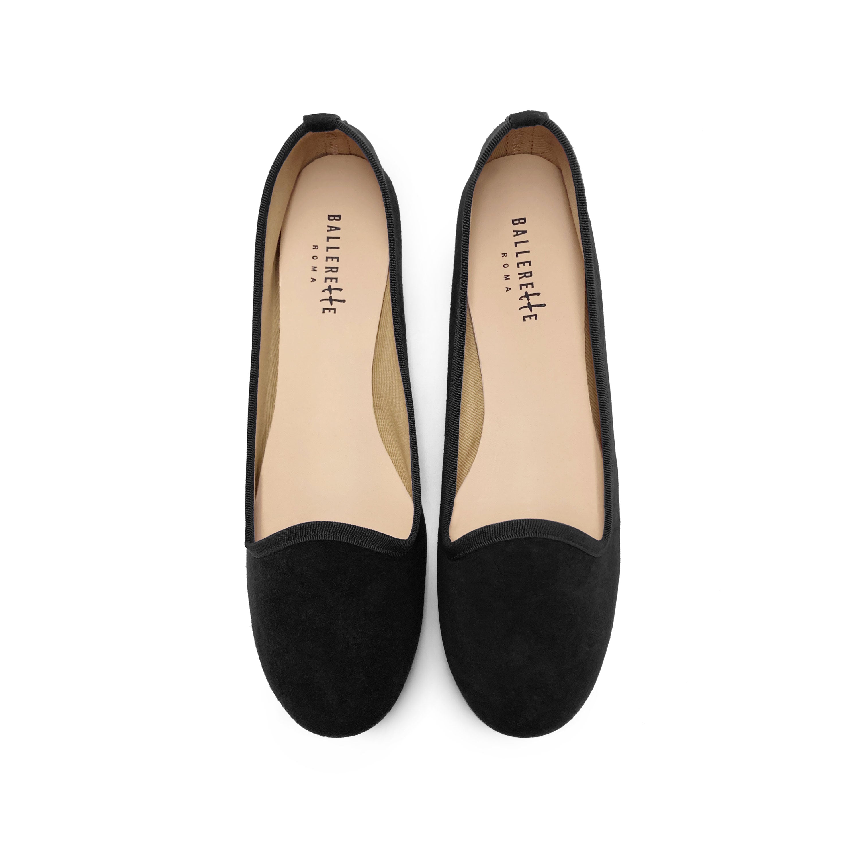 Black suede women's loafers