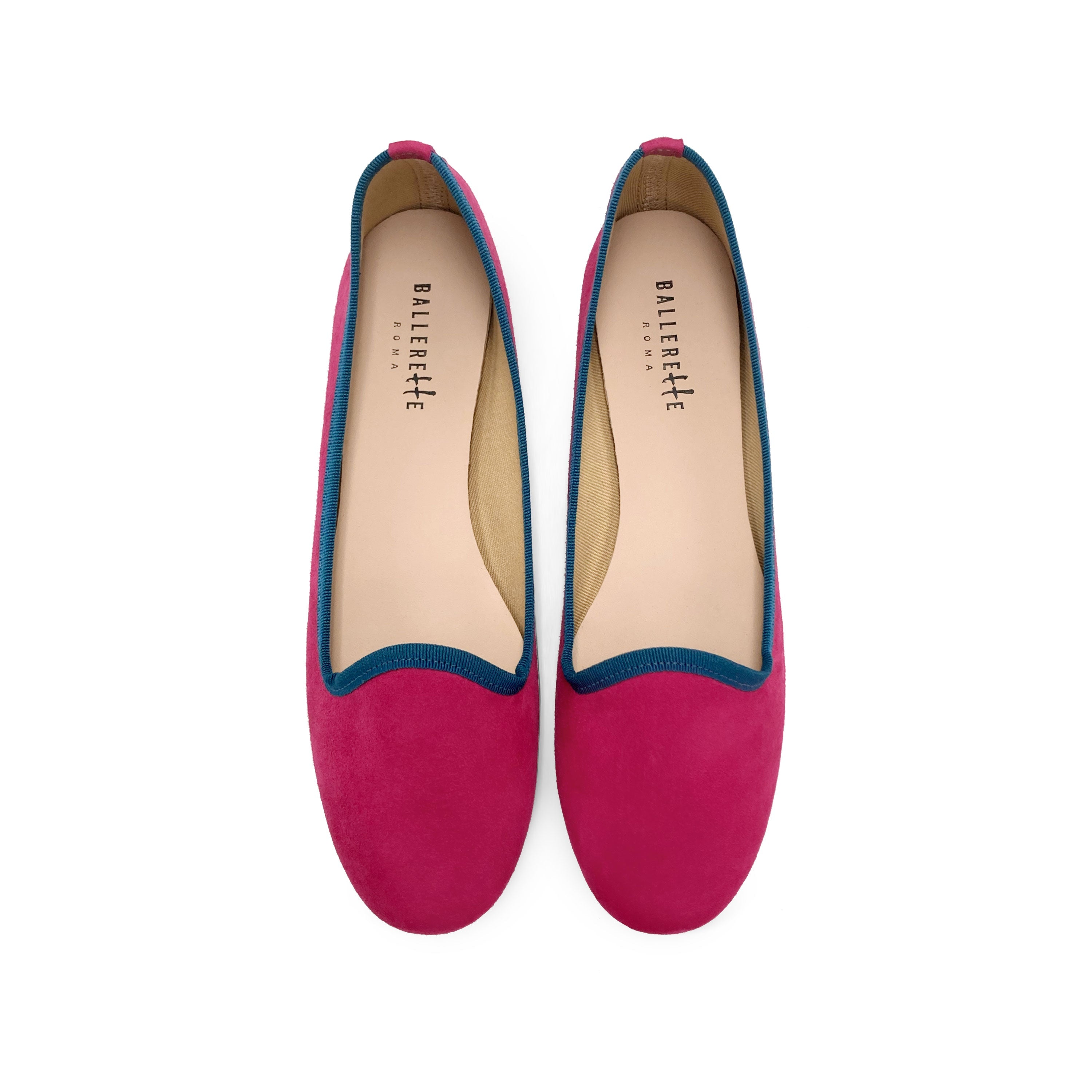 Women loafers in plum suede