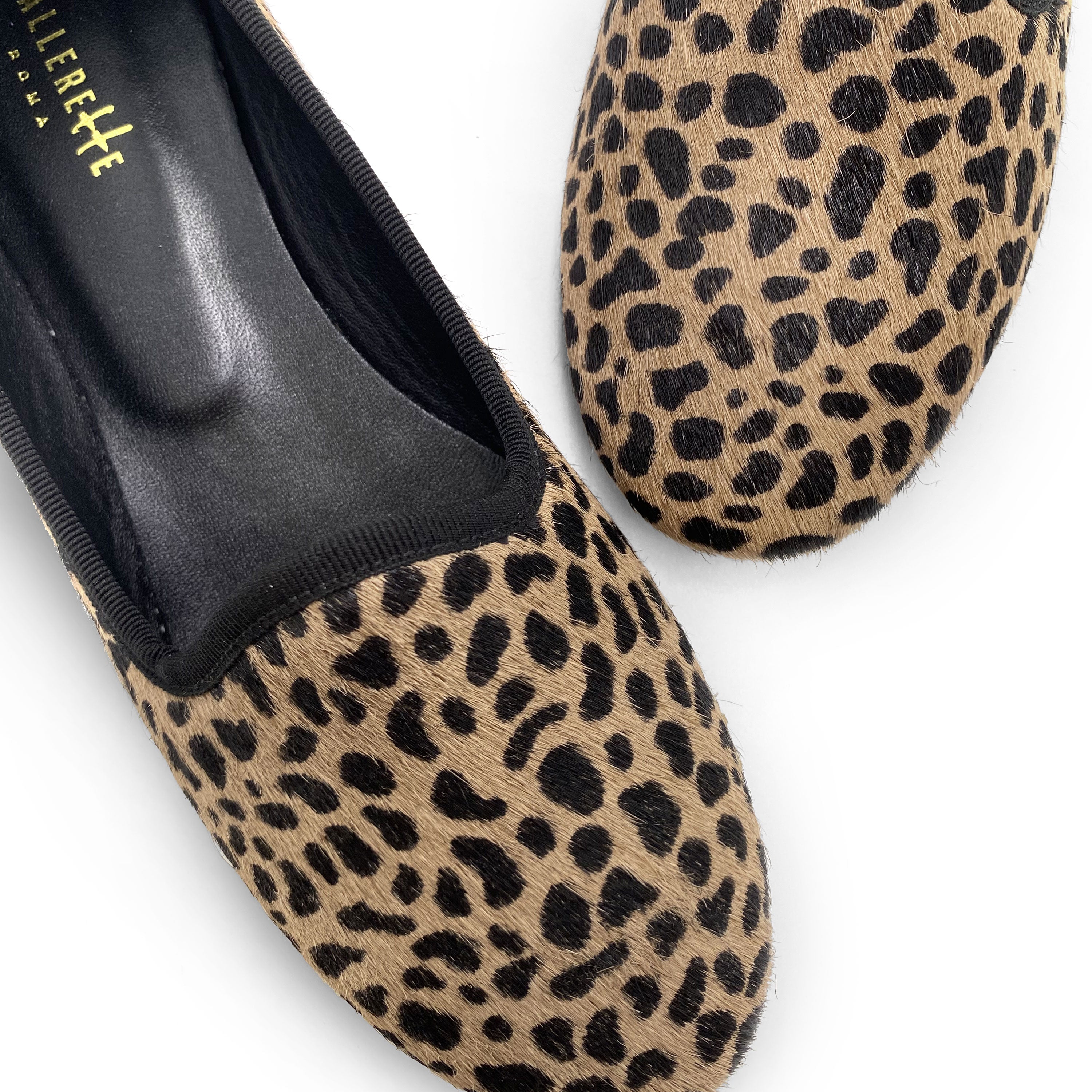 Women's spotted loafers