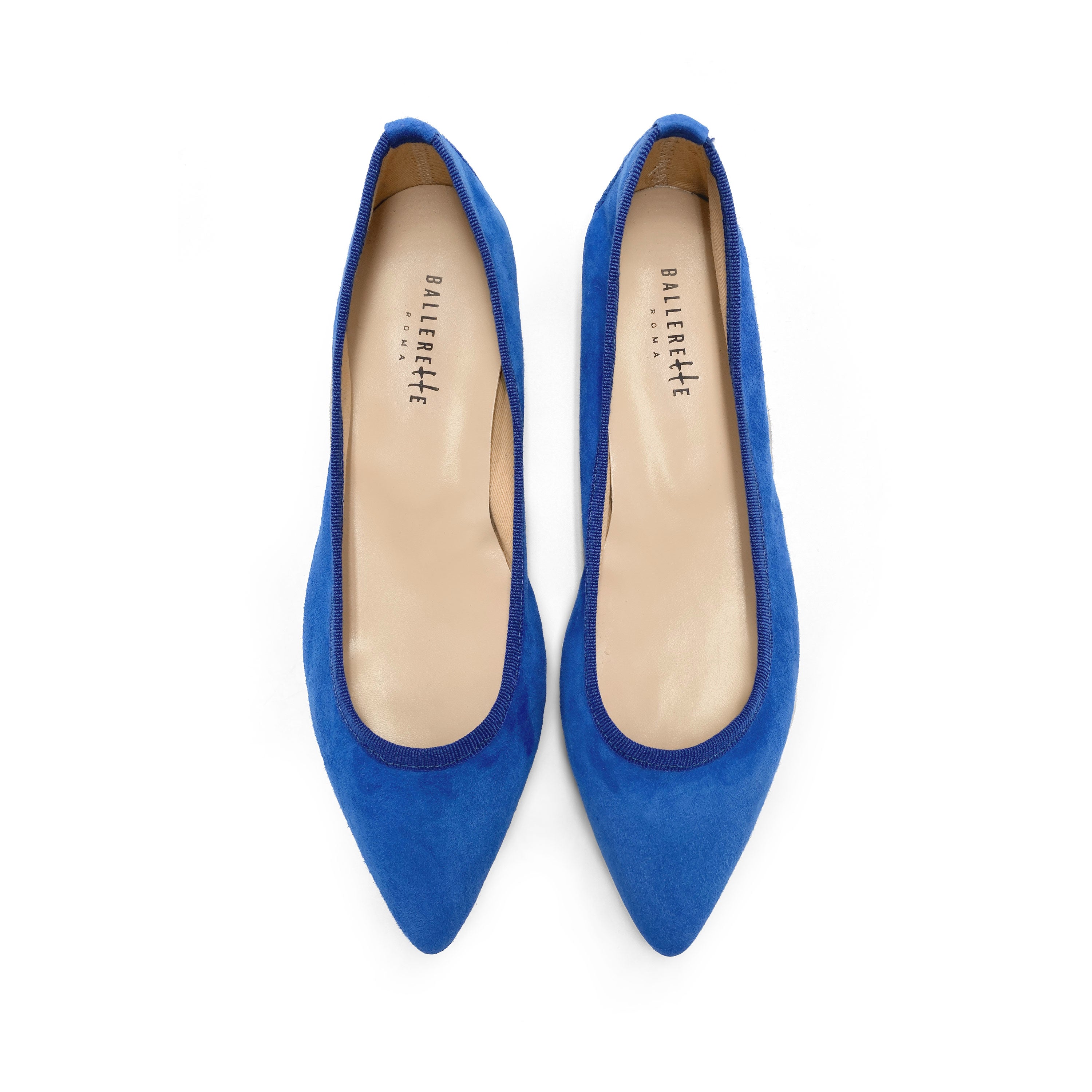 Royal blue pointed flats orders