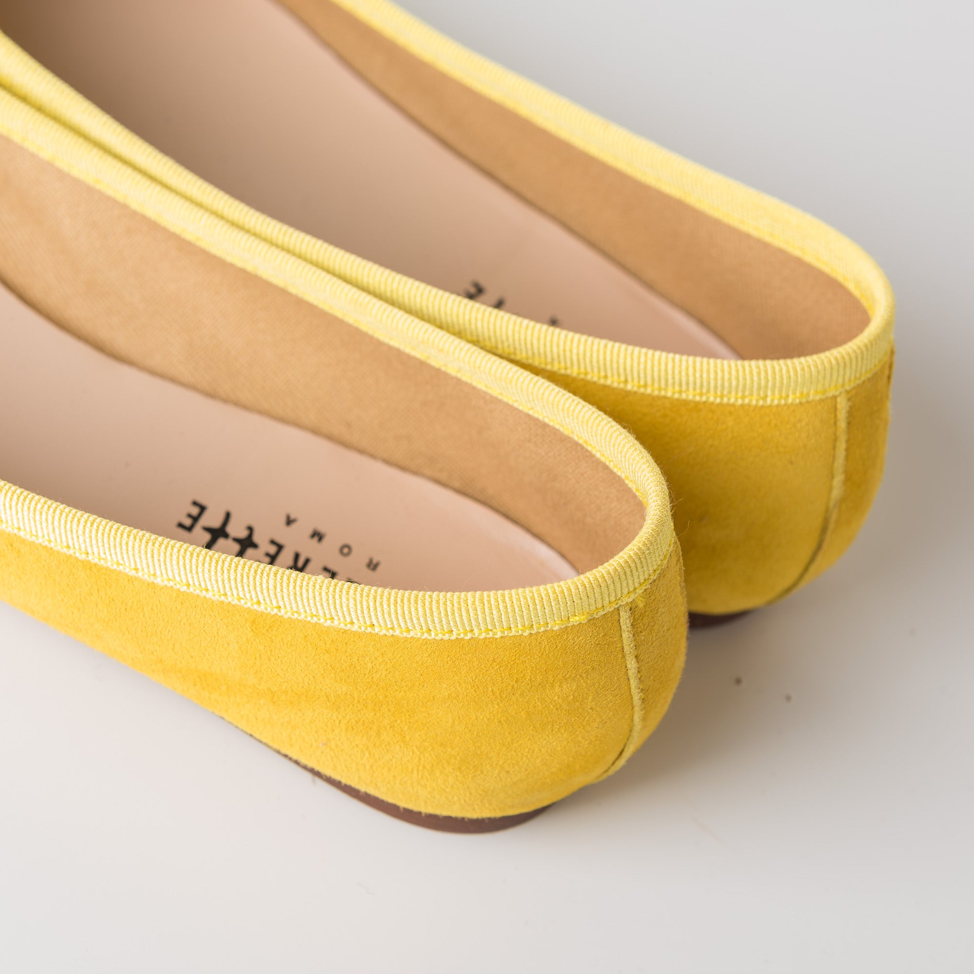 Mustard fashion womens flats