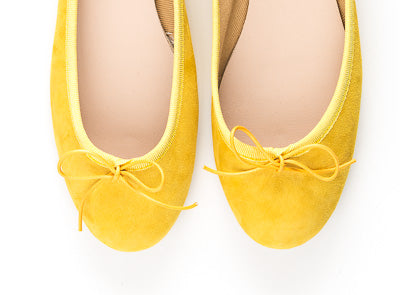 Everlane Womens Flats Size 9.5 Yellow Suede retailer NWOB FLAWS