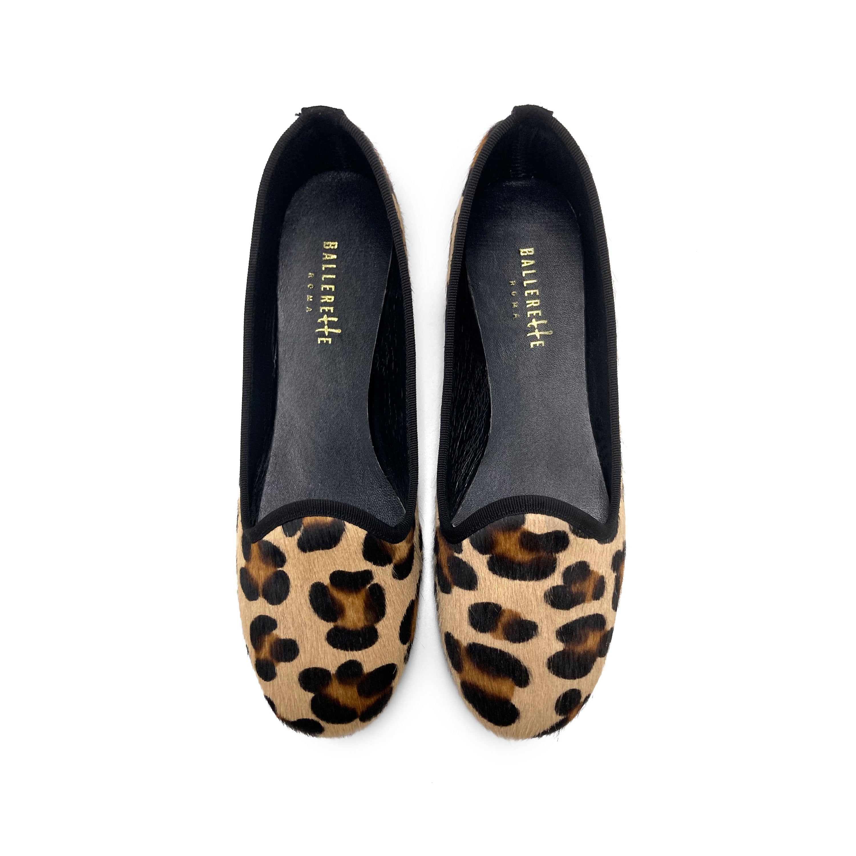 Animalier calf hair women loafers