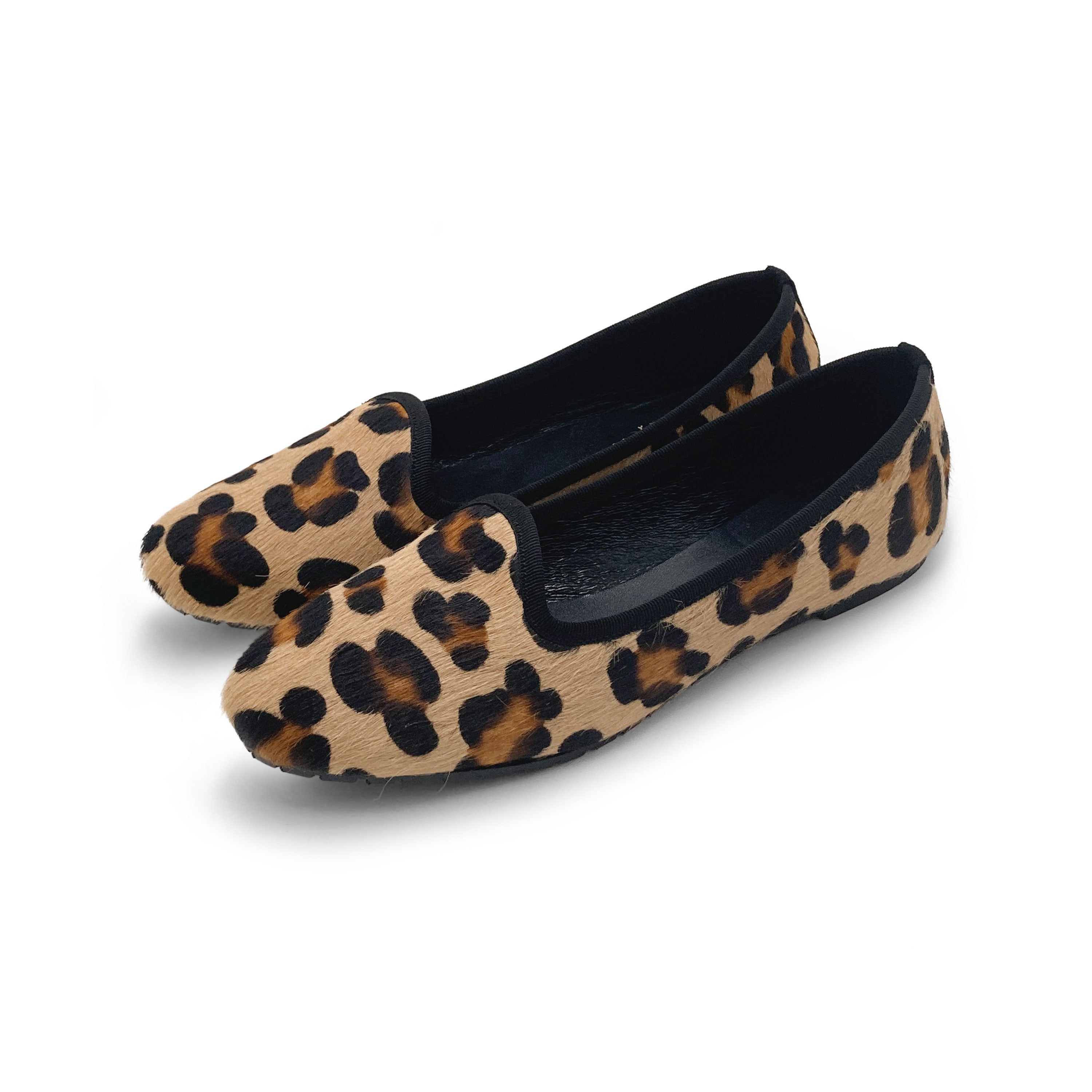 Animalier calf hair women loafers