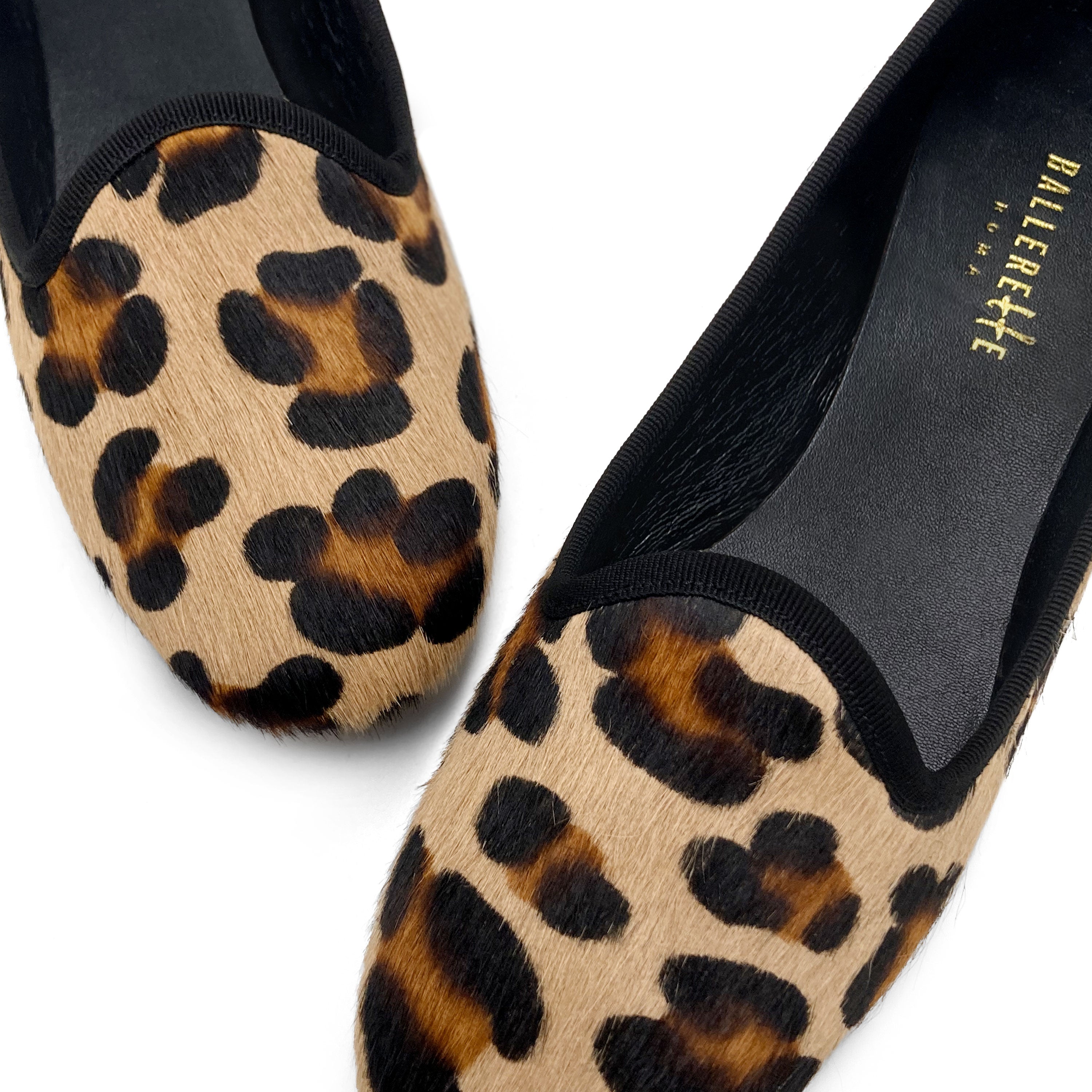 Animalier calf hair women loafers