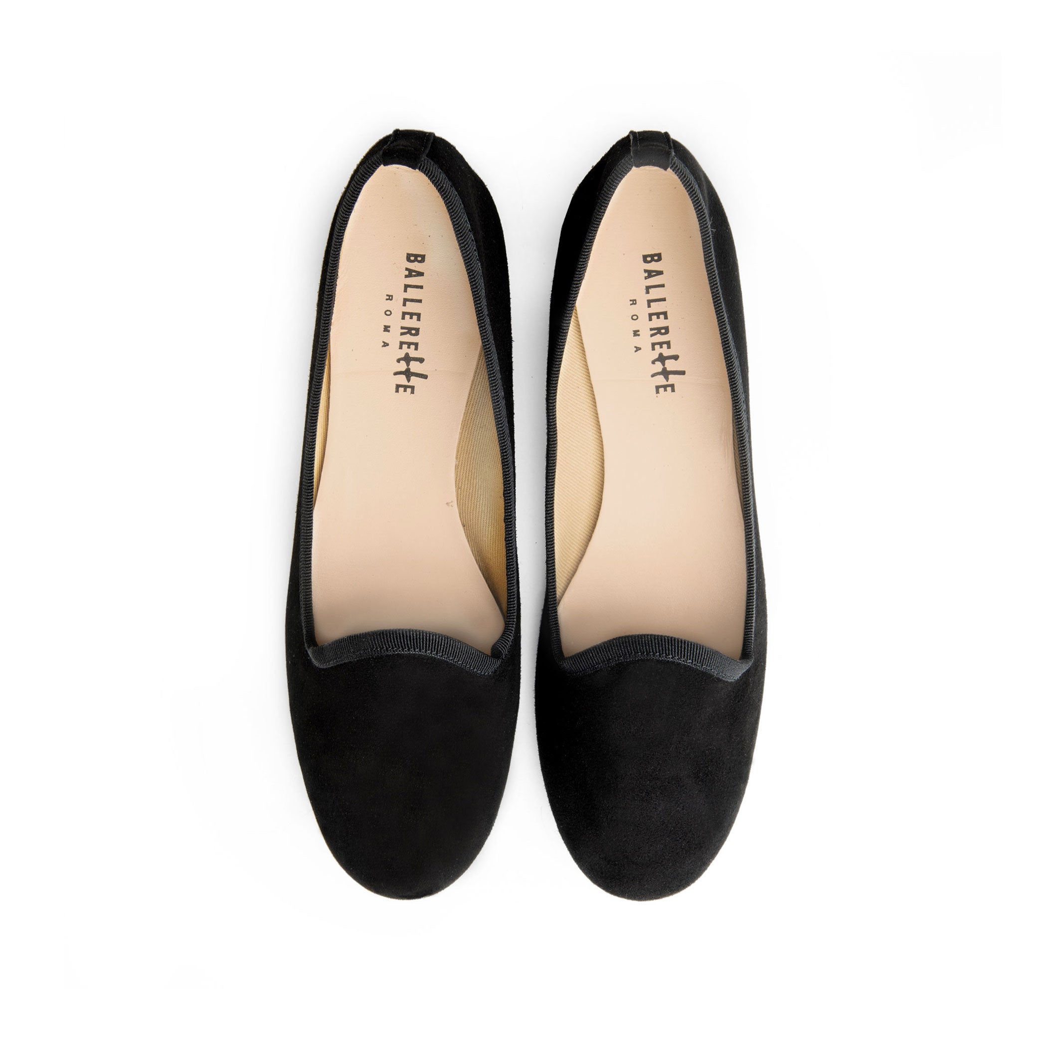 Black suede women's loafers